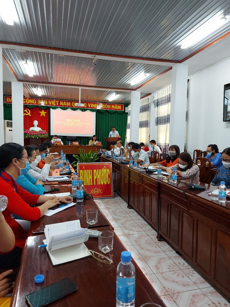 Sở Tư pháp Bình Phước tổ chức hội nghị công chức, viên chức và người lao động năm 2021